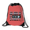road to heaven Drawstring Bags
