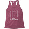 beard length chart Racerback Tank