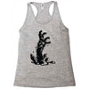 main de zombie Racerback Tank