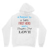 father is a son's first hero Unisex Hoodie