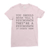 psychopath Ladies Fitted T-Shirt