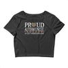 proud autism uncle Crop Top