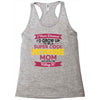 i never dreamed i'd grow up to be a super cool motocross mom but here Racerback Tank