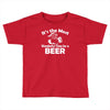 christmas shirt it's the most wonderful time for beer funny Toddler T-shirt