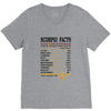 Scorpio Facts Zodiac V-Neck Tee
