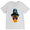 space skull V-Neck Tee