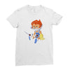 lion ow Ladies Fitted T-Shirt
