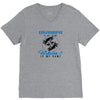 Grandpa is my Name Fishing Is My Game V-Neck Tee