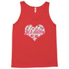 Jet'aime Flower Heart Tank Top