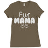 fur mama Ladies Fitted T-Shirt