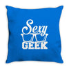 Like a i love cool sexy geek nerd glasses boss Throw Pillow