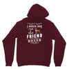 true friend (boxer) Unisex Hoodie