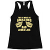 amazing dad Racerback Tank