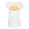 kylo stabbed first Maternity Scoop Neck T-shirt