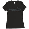 mom life svg Ladies Fitted T-Shirt