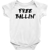 free ballin Baby Onesie