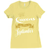 queens are born in september Ladies Fitted T-Shirt