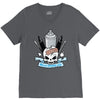 skull emblem V-Neck Tee