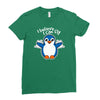 learning to fly Ladies Fitted T-Shirt