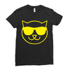 cat cool Ladies Fitted T-Shirt