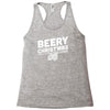 beery christmas hops drinking beer funny Racerback Tank