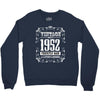 vintage made in 1952 perfectly aged a living legend Crewneck Sweatshirt