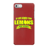 if life gives you lemons, add vodka t shirt iPhone 7 Case