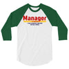 Manager Of Myselfy i Was Nobody Before Social Media 3/4 Sleeve Shirt