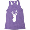deer skull christmas Racerback Tank