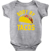 body by tacos funny Baby Onesie