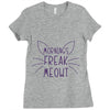 FREAK MEOWT CAT Ladies Fitted T-Shirt