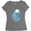 hip hop hibernation Women's Triblend Scoop T-shirt