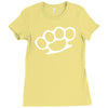 brass knuckles Ladies Fitted T-Shirt