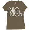 no Ladies Fitted T-Shirt
