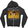 Gustav Klimt The Kiss Zipper Hoodie