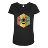 Vintage Bee Maternity Scoop Neck T-shirt