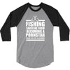 fishing t shirt funny fishing 3/4 Sleeve Shirt