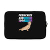 frenchies and yoga Laptop sleeve