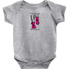 i run like a girl try to keep up Baby Onesie