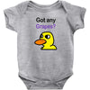 got any grapes Baby Bodysuit