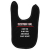 December Girl Baby Bibs