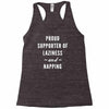 laziness and napping Racerback Tank