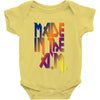 made in the am Baby Onesie