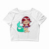 little ugly mermaid Crop Top