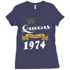 queens are born in 1974 Ladies Fitted T-Shirt