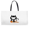 happy halloween Weekender Totes