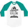 adventure calling and i must go woods ex 3/4 Sleeve Shirt