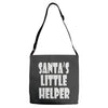 santa's little helper Adjustable Strap Totes
