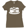 dj scratch men's Ladies Fitted T-Shirt