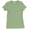basketball sport bball streetball sportswear usa baskets ball Ladies Fitted T-Shirt